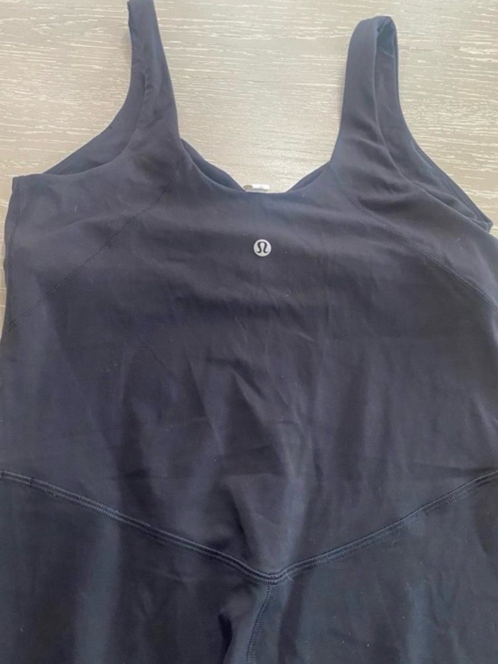 lululemon athletica Black Scoop-Neck jumpsuit